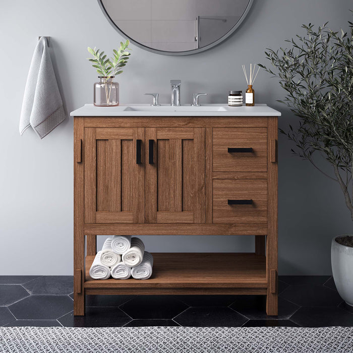 Ashlyn 36” Wood Bathroom Vanity