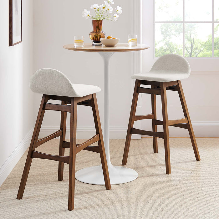 Juno Wood Bar Stool - Set of 2