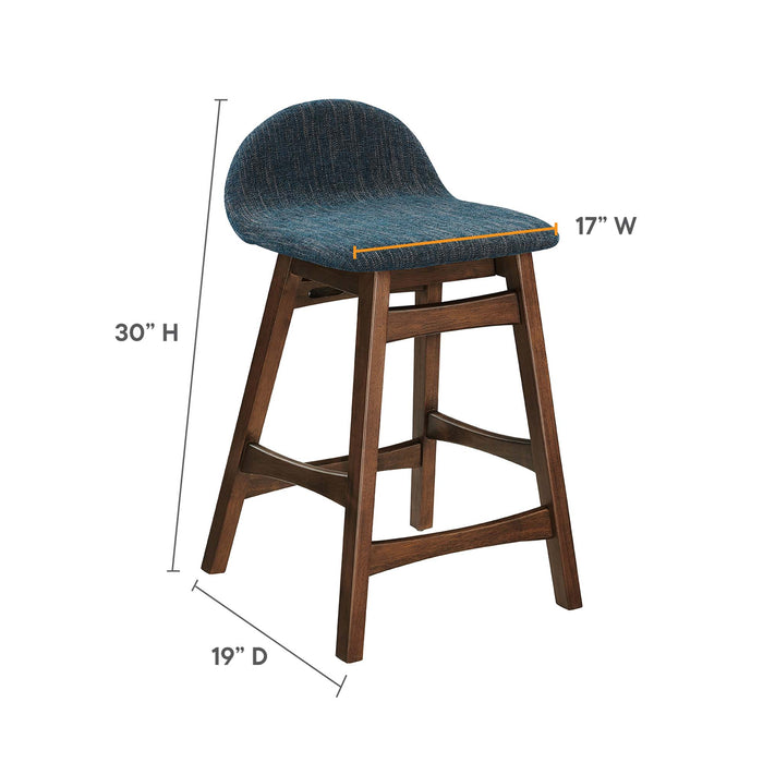 Juno Wood Counter Stool - Set of 2