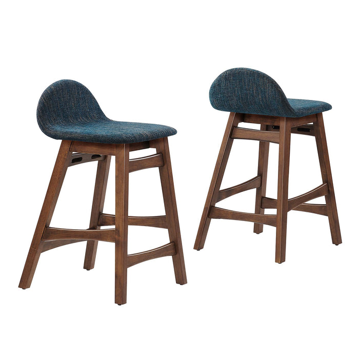 Juno Wood Counter Stool - Set of 2