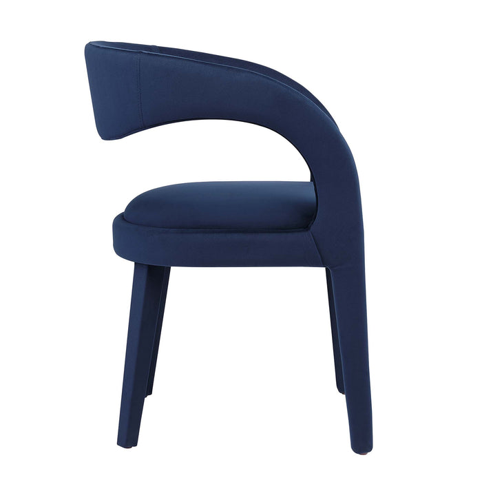 Pinnacle Performance Velvet Dining Chair Set of Two