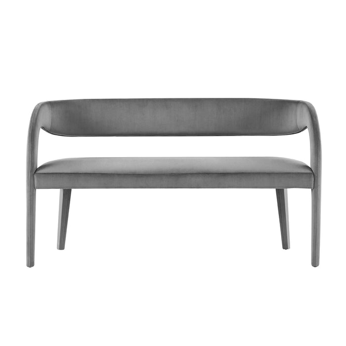 Pinnacle Performance Velvet Accent Bench