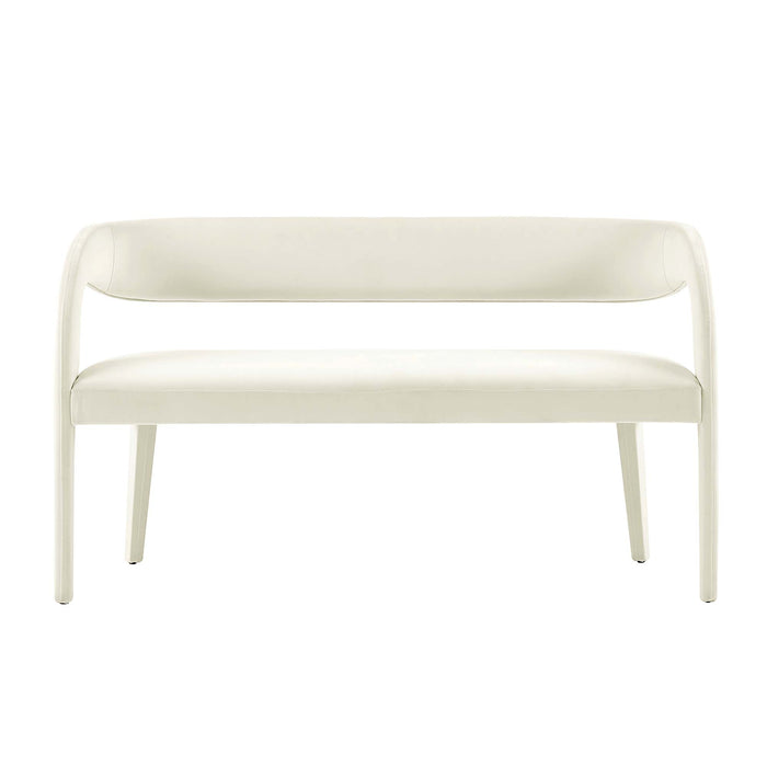 Pinnacle Performance Velvet Accent Bench