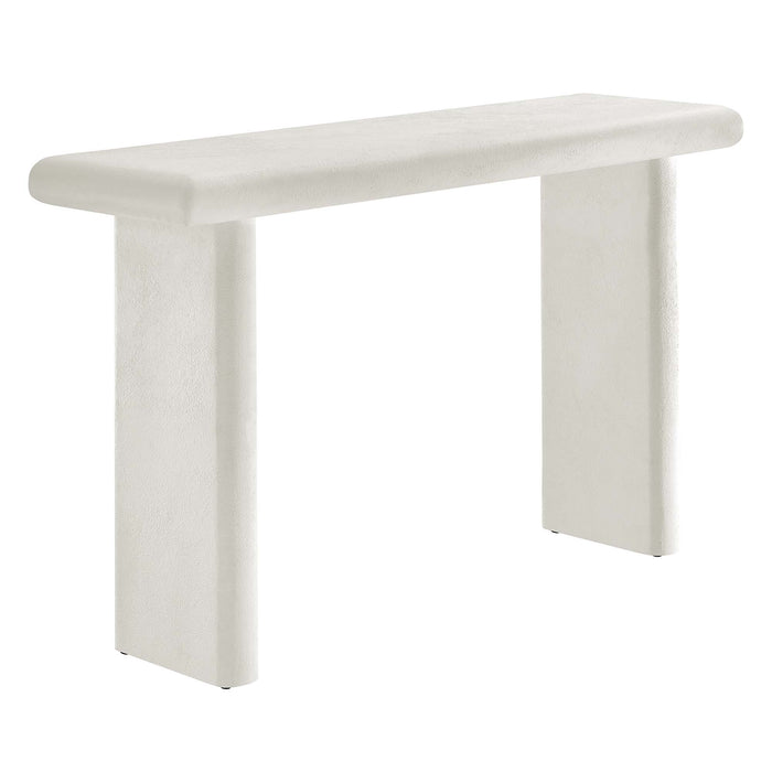 Relic Concrete Textured Console Table