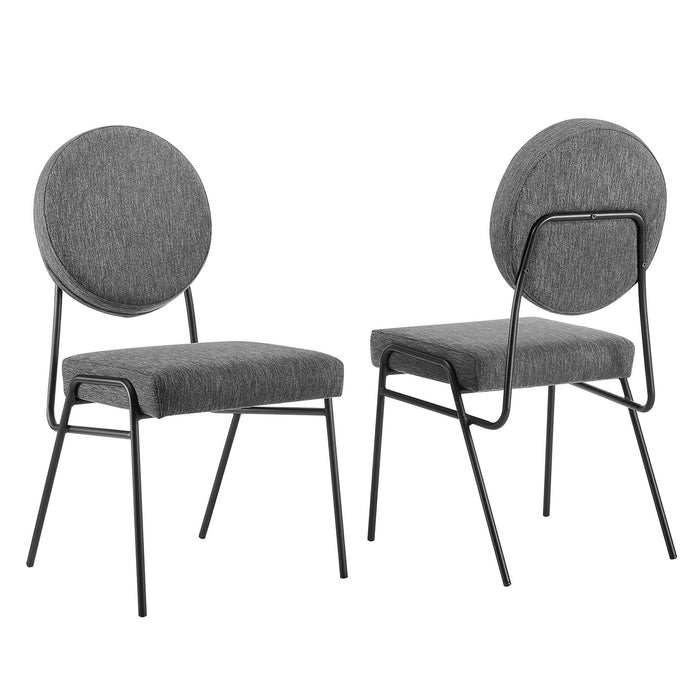 Craft Upholstered Fabric Dining Side Chairs - Set of 2