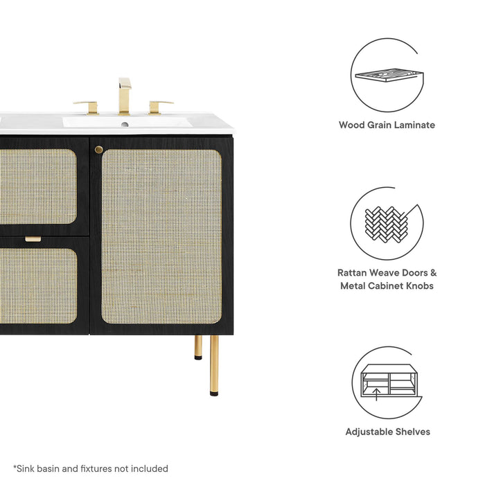 Chaucer 48" Bathroom Vanity Cabinet (Sink Basin Not Included)