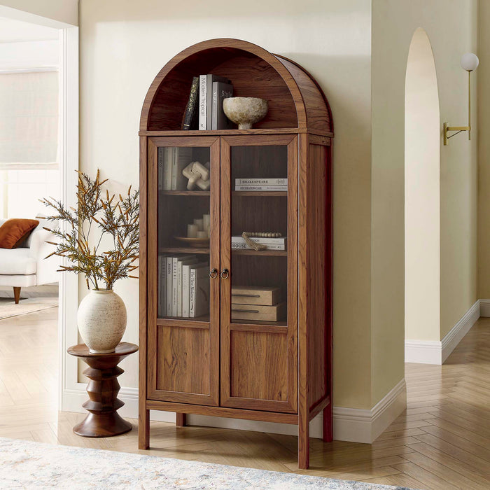 Tessa Tall Arched Storage Display Cabinet