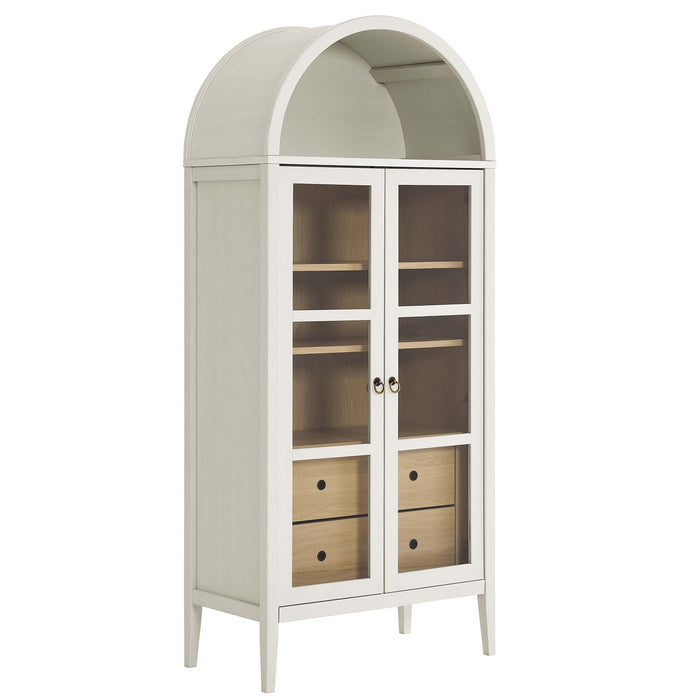 Nolan Tall Arched Storage Display Cabinet