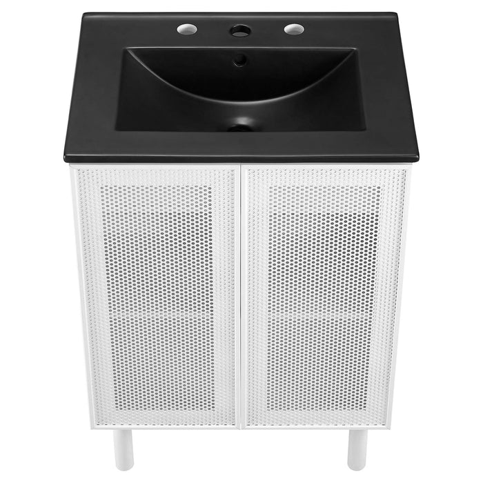 Calla 24" Perforated Metal Bathroom Vanity