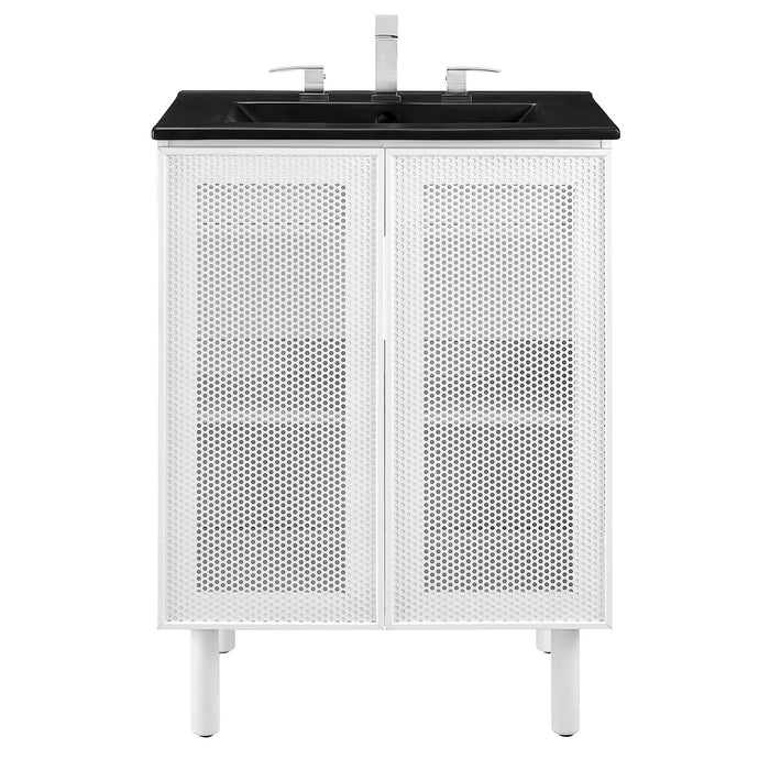 Calla 24" Perforated Metal Bathroom Vanity