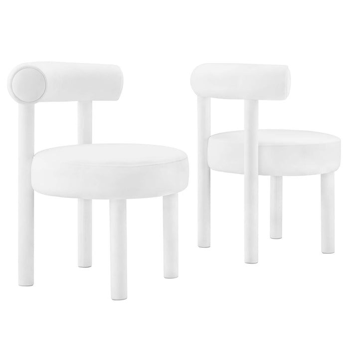 Toulouse Performance Velvet Dining Chair - Set of 2