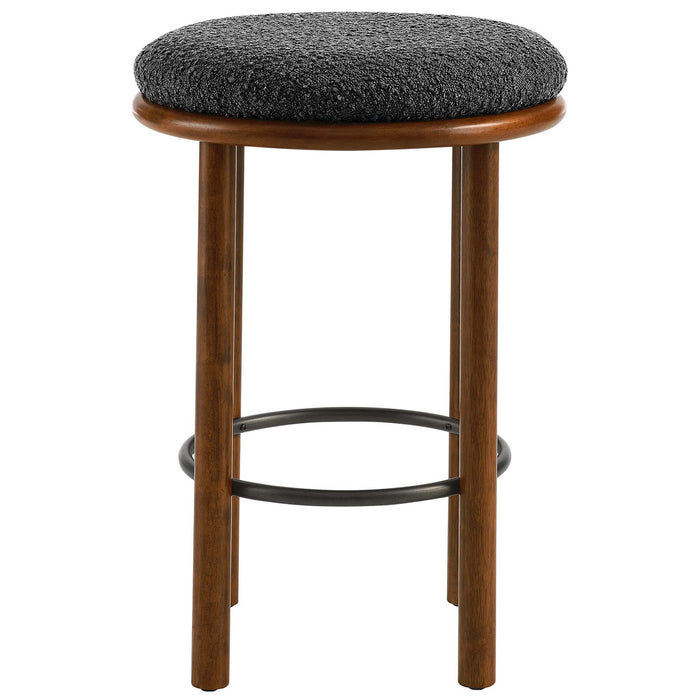 Fable Boucle Fabric Counter Stools - Set of 2