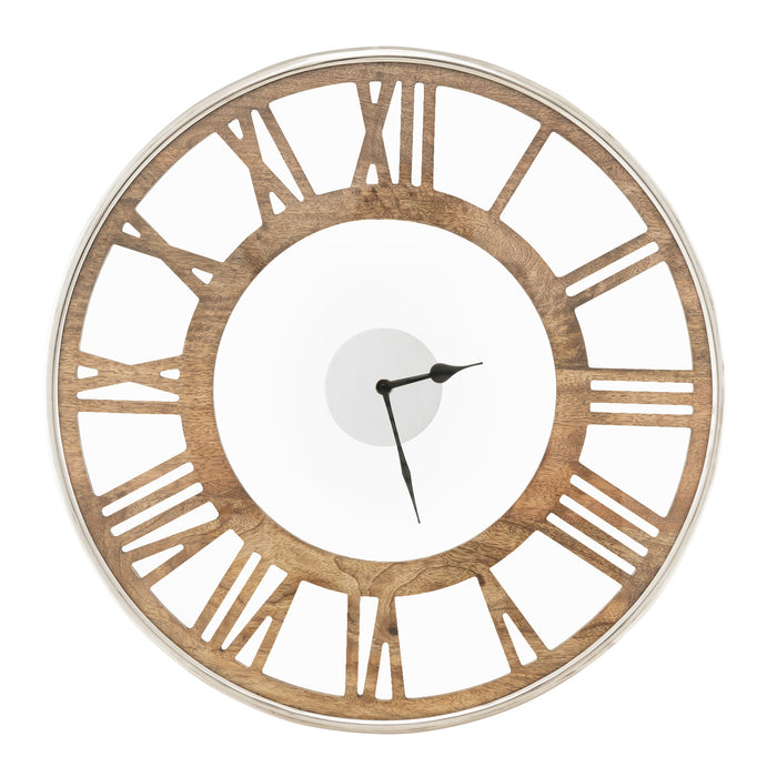 16 / 20 Inch Silent Wall Clock with Classic Frame and Classic Roman Number-20 Inch