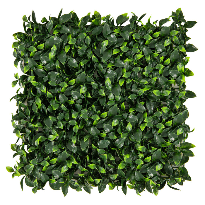 12 Pieces 20 x 20 Inch Artificial Topiary Gardenia Shrub Grass Panels