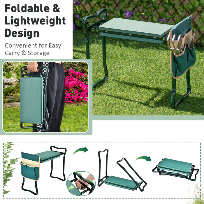 Folding Sturdy Garden Kneeler Pad and Cushion Seat