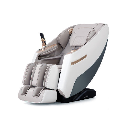 Relaxation 29-Full Body Massage Chair with Waist Heating & Airbag Massage-White