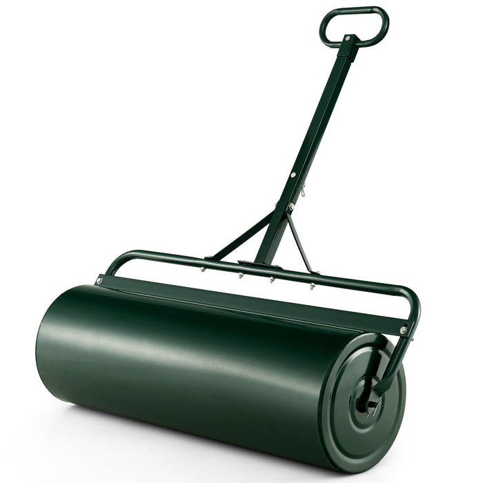 39 Inch Wide Push/Tow Lawn Roller-Green