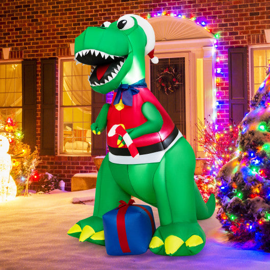 Inflatable Christmas Decoration with LED Lights and Waterproof Blower