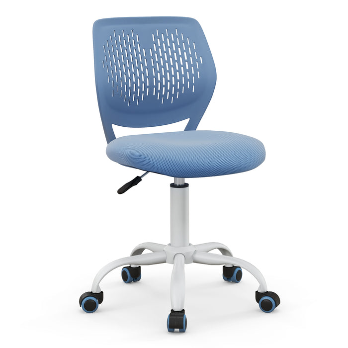 Ergonomic Children Study Chair with Adjustable Height-Blue