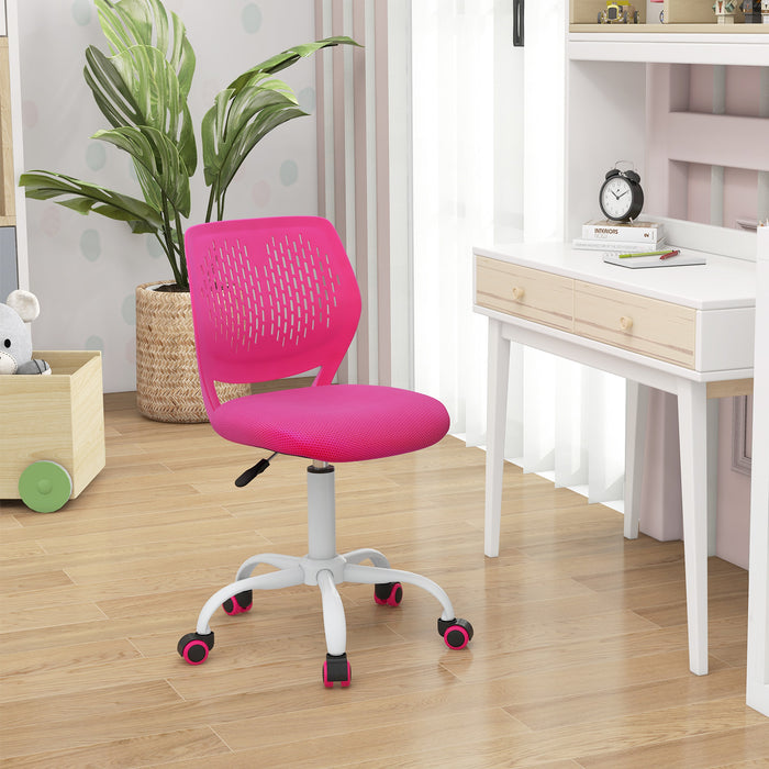 Ergonomic Children Study Chair with Adjustable Height-Pink