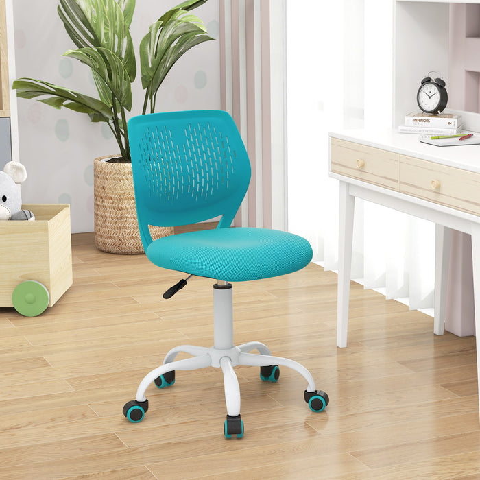 Ergonomic Children Study Chair with Adjustable Height-Turquoise