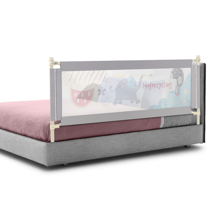 Vertical Lifting Baby Bed Rail with Lock-L