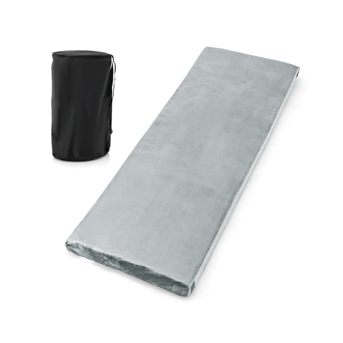 Lightweight Portable Memory Camping Mattress with Carrying Bag-Gray