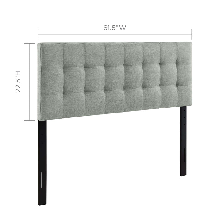 Lily Queen Upholstered Fabric Headboard