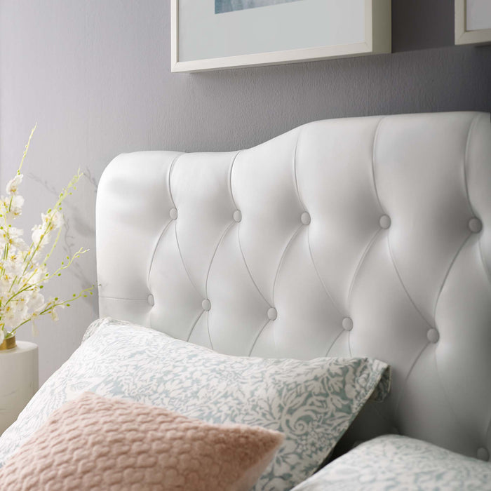 Annabel Queen Upholstered Vinyl Headboard