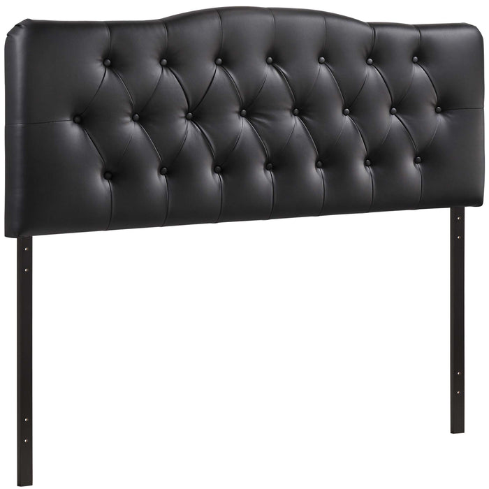 Annabel King Upholstered Vinyl Headboard