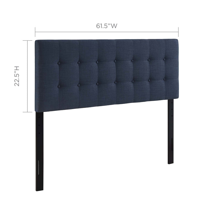 Emily Queen Upholstered Fabric Headboard