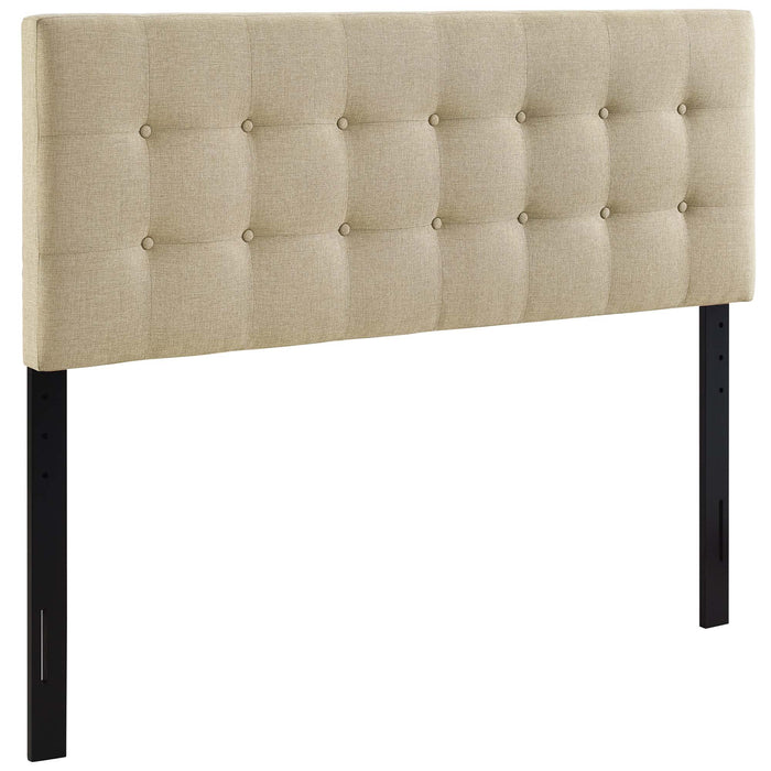 Emily King Upholstered Fabric Headboard