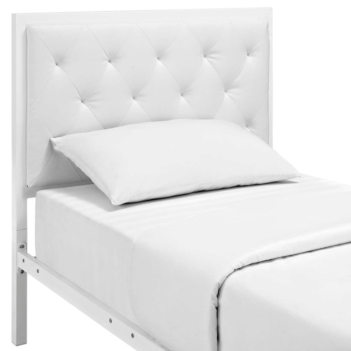 Mia Twin Vinyl Bed