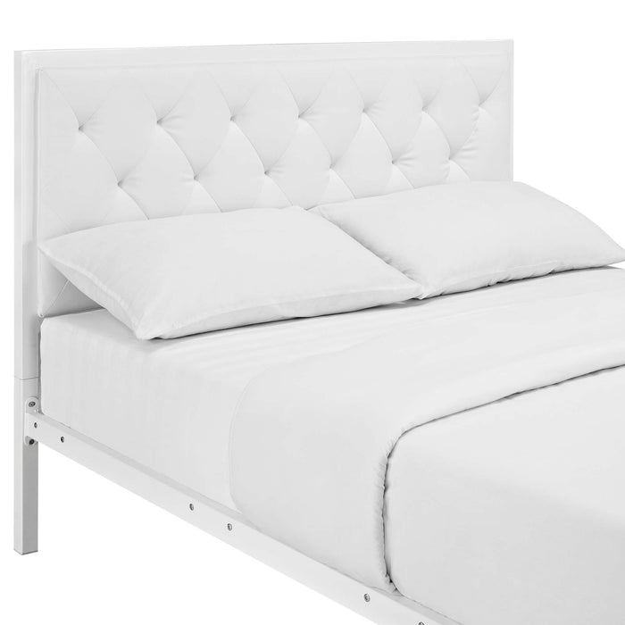 Mia Full Vinyl Bed