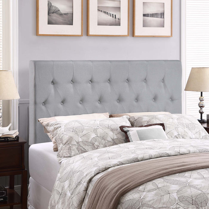 Clique Queen Upholstered Fabric Headboard