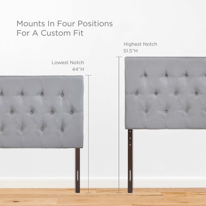 Clique Full Upholstered Fabric Headboard