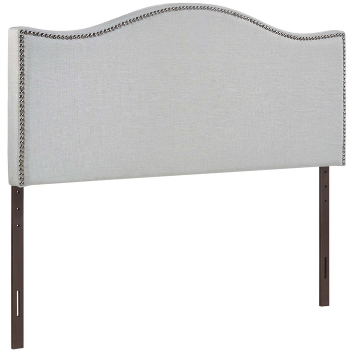 Curl Full Nailhead Upholstered Headboard