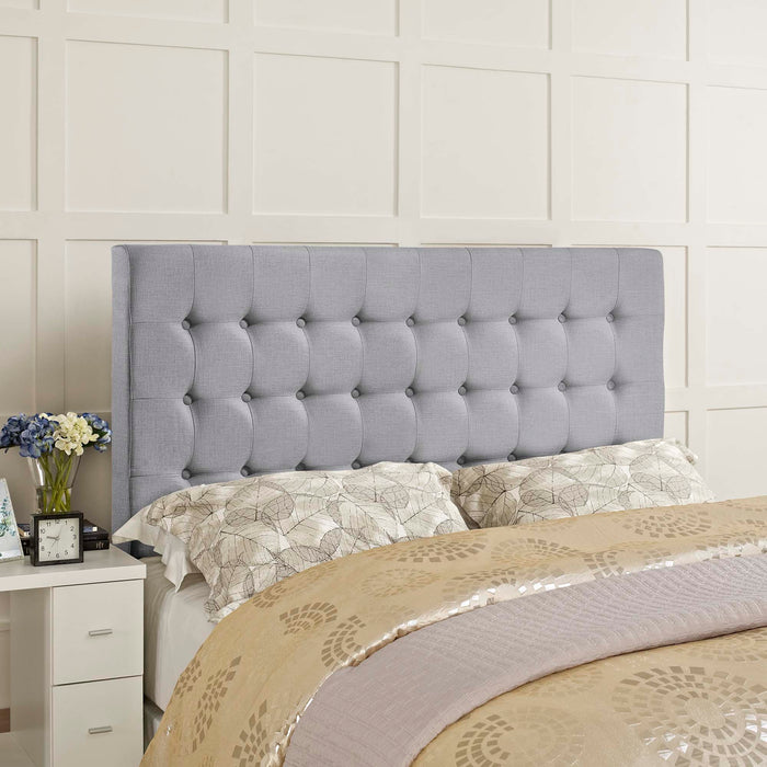 Tinble Queen Upholstered Fabric Headboard