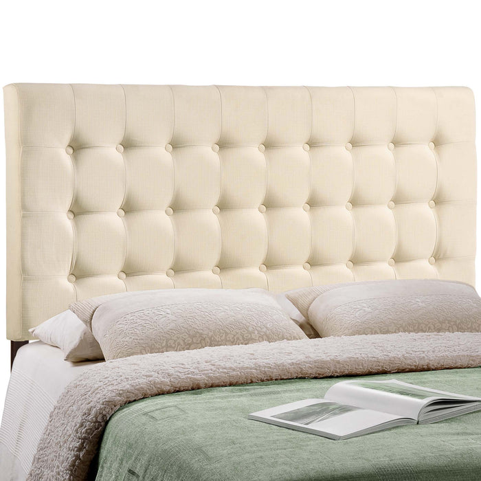 Tinble Queen Upholstered Fabric Headboard