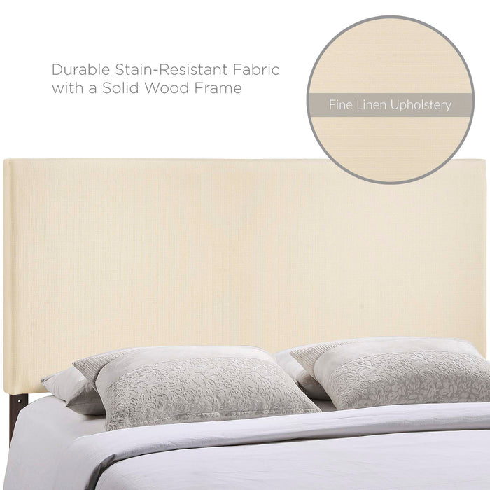 Region King Upholstered Fabric Headboard