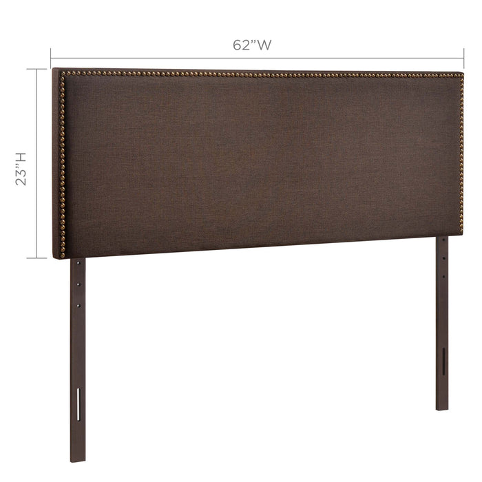 Region Nailhead Queen Upholstered Headboard