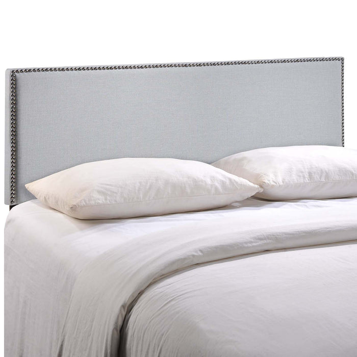 Region Nailhead King Upholstered Headboard