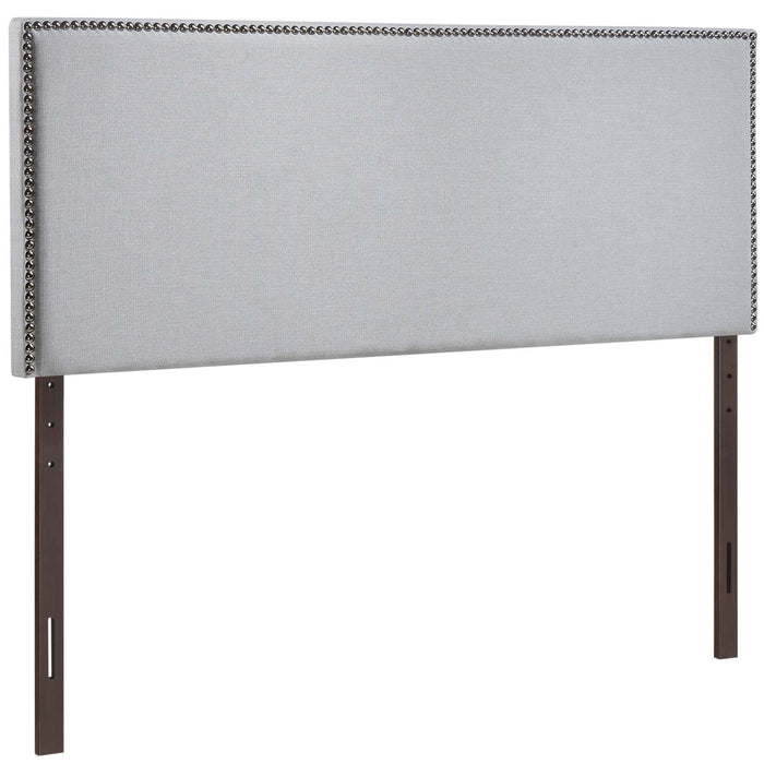 Region Nailhead King Upholstered Headboard