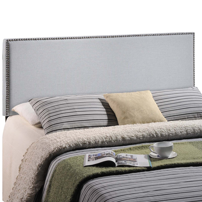 Region Nailhead King Upholstered Headboard