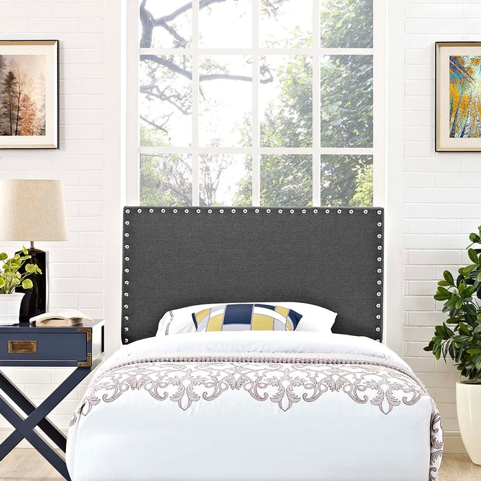 Phoebe Twin Upholstered Fabric Headboard