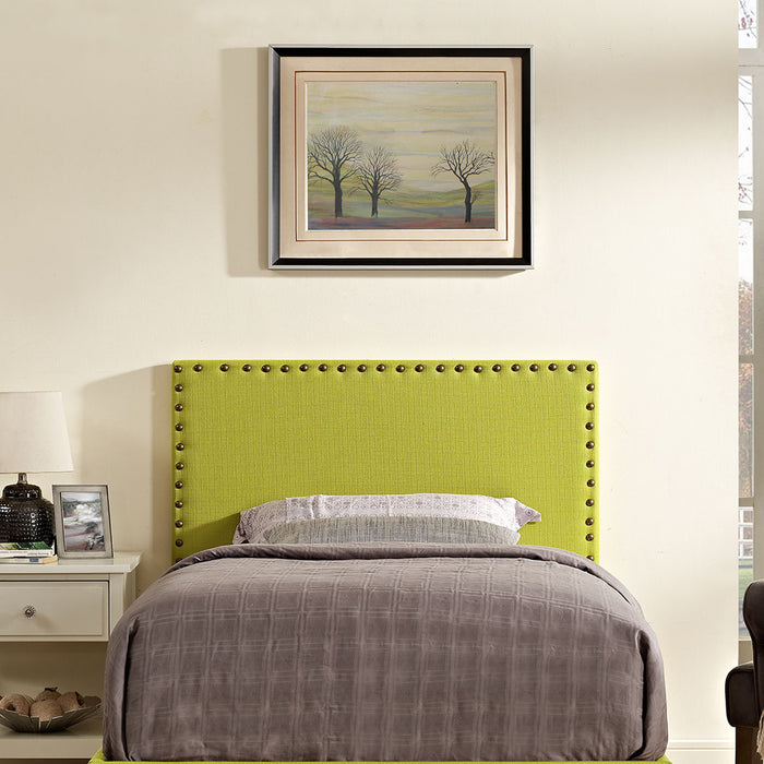 Phoebe Twin Upholstered Fabric Headboard