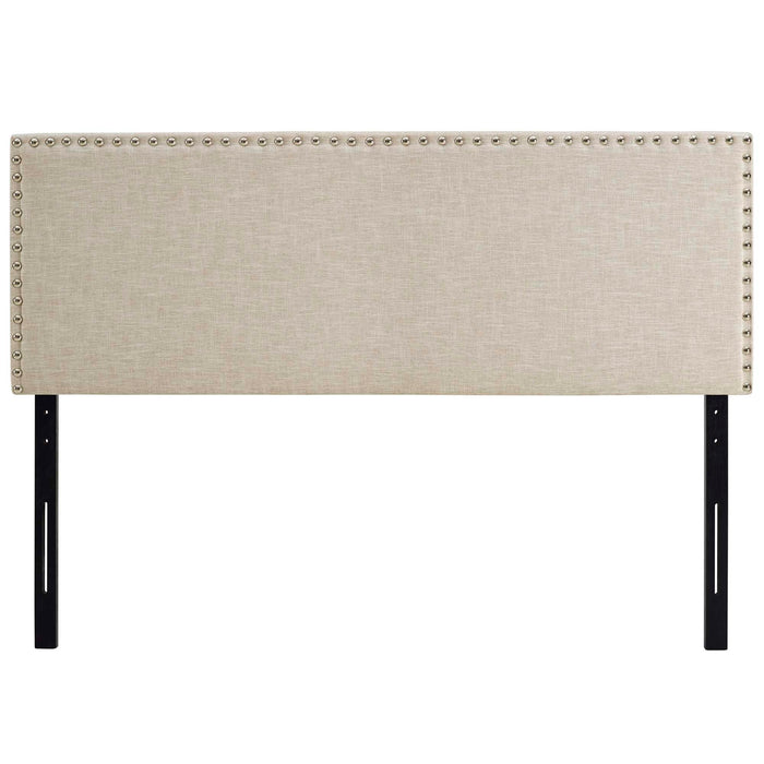 Phoebe Queen Upholstered Fabric Headboard