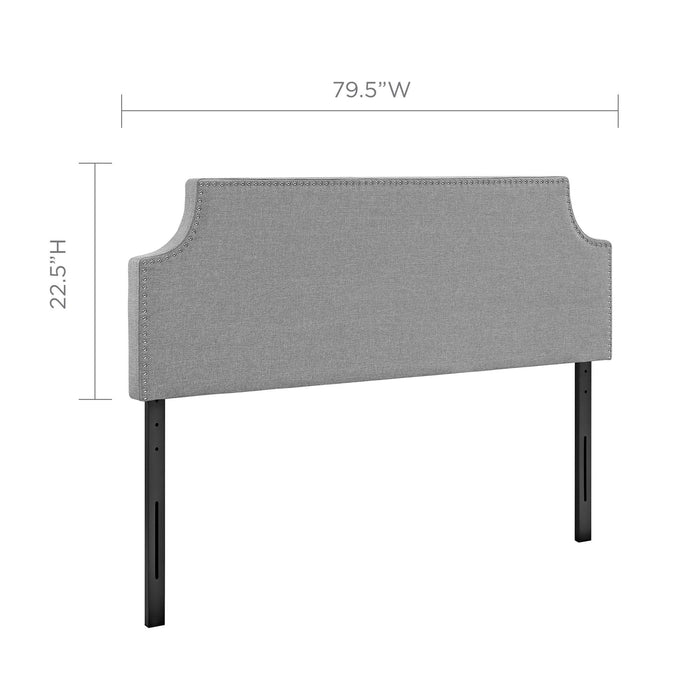 Laura King Upholstered Fabric Headboard