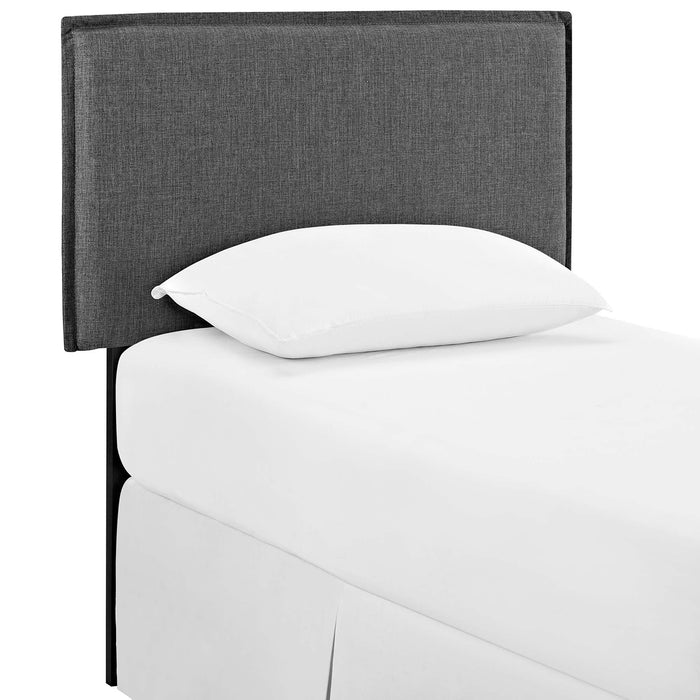 Camille Twin Upholstered Fabric Headboard