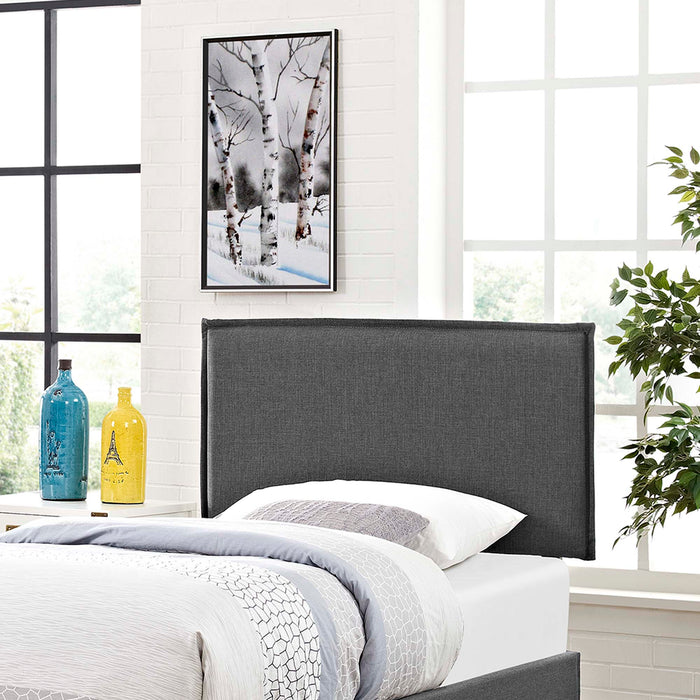 Camille Twin Upholstered Fabric Headboard